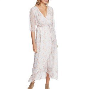 1 State Woodland Garden Faux Wrap Dress Floral Spring Light Summer Girly